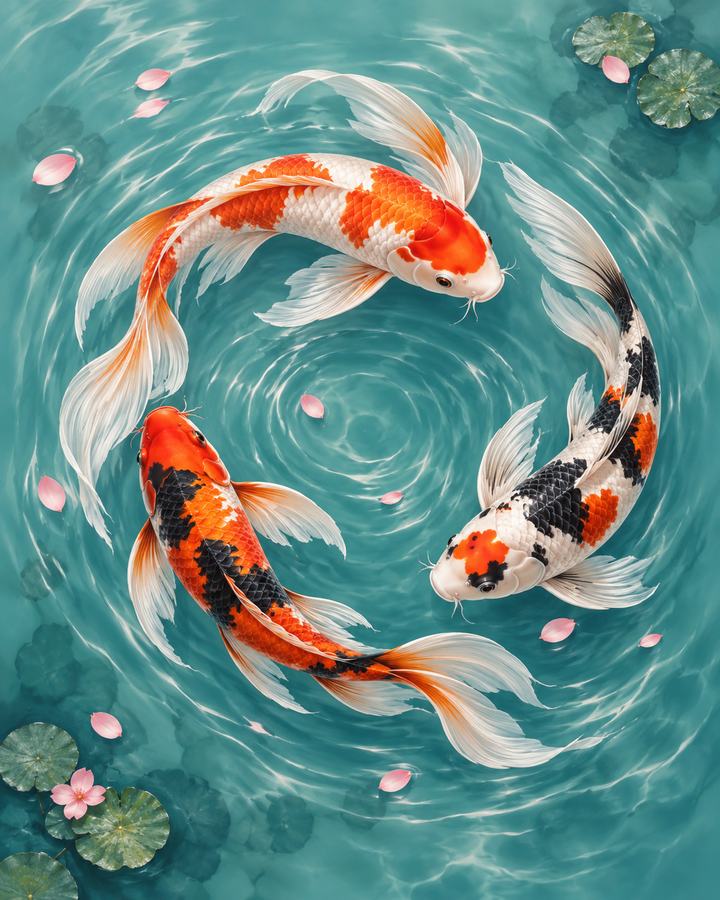 Original koi fish photo